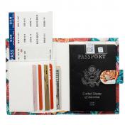  Retro Travel Passport ID Card Holder