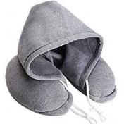 Soft Comfortable Hooded Neck Travel U Shape Pillow