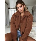  Women's Fuzzy Fleece Sherpa Jacket 