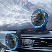 Adjustable Car Air Conditioner Wind-enhanced Fans