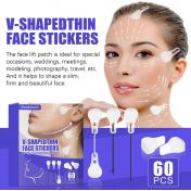 60 PCS Invisible Face Lift Sticker Tape