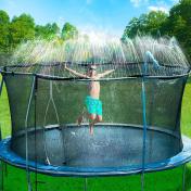 Outdoor Trampoline Backyard Water Park Sprinkler