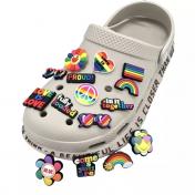 LGBTQ Crocs Charms Shoe Accessories