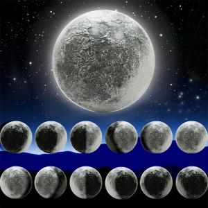 Romantic Decoration LED-Wall Moon Night Light