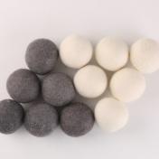 6-Pack Reusable Wool Dryer Balls 