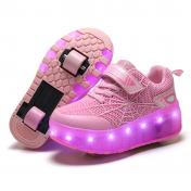 USB Rechargeable LED Flashing Light Heelys Shoes