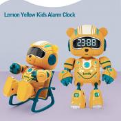 Cute Bear Alarm Clock with Time