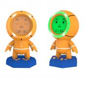 Basketball Trophy Projection Digital Night Light Alarm Clock