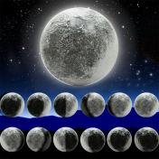 Romantic Decoration LED-Wall Moon Night Light
