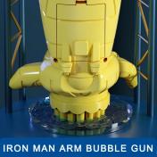 Electric Gatlin Bubbles Hand Machine Gun Toys