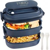 1550ml Microwave-Safe Leakproof Bento Lunch Box