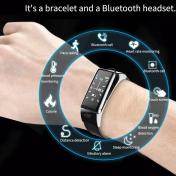 2 In 1 Smart Wristbands With Bluetooth Earphone