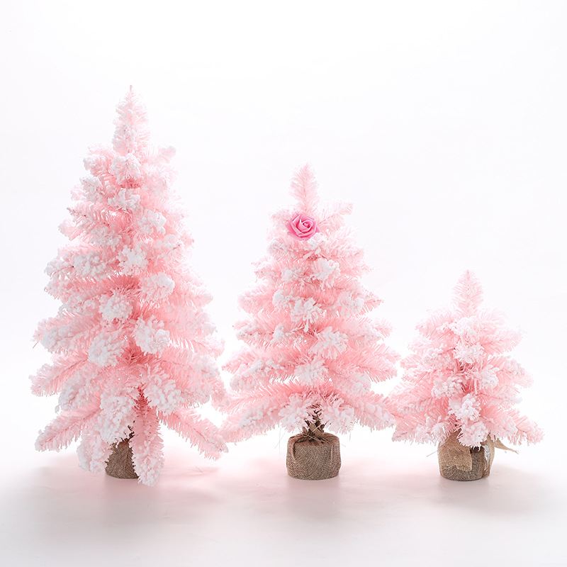Tabletop Mini Pink Christmas Tree_Clearance_Daily Deals, Discounts