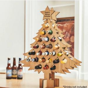 Wooden Christmas Tree Wine Bottle Rack Storage Rack
