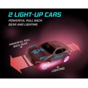 Luminous Pull Back Car Track Set