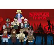 8PCS Stranger Themes Action Figures