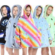 Hoodie TV Blanket for Kids