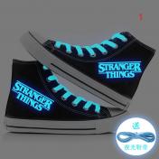 Stranger Things Inspired Luminous Sneakers