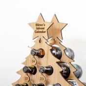 Wooden Christmas Tree Wine Bottle Rack Storage Rack