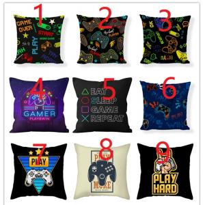 Game Square Throw Pillow Case