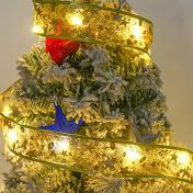 Christmas Decoration-Christmas Ribbon With LED Lights