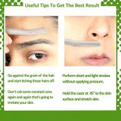 3Pcs Wheat Straw Eyebrow Razor
