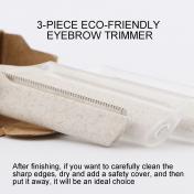 3Pcs Wheat Straw Eyebrow Razor