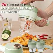 4 in 1 Portable Electric Food Chopper Set