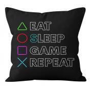 Game Square Throw Pillow Case