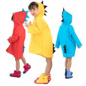 Cute Dinosaur Kids Raincoat & Rain Boots