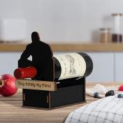 Naughty Wood Wine Bottle Holder