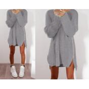Knitted Sweater Dress - 6 Colours & 5 Sizes