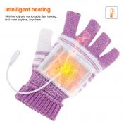 USB Heated Gloves Winter Thermal Hand Warmer
