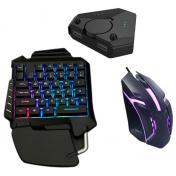 One-Handed RGB Gaming Keyboard and Mouse Combo Set