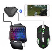 One-Handed RGB Gaming Keyboard and Mouse Combo Set