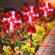 Christmas Lollipop Solar Stake Lights