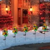 Multi-Color Changing LED Christmas Tree Stake Lights