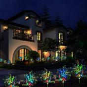 Multi-Color Changing LED Christmas Tree Stake Lights