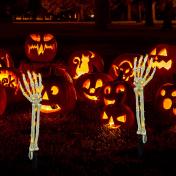 Light Up Realistic Skeleton Arm Halloween Decorations