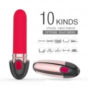10 Frequency Mini Vibrator Lipstick 