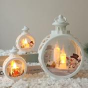Christmas Scene LED Portable Lantern - 4 Designs & 2 Sizes