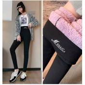 Winter High Waist Stretchy Thick Cashmere Thermal Pants
