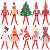 10 Pcs Christmas Elf Accessories Clothes-2 Styles