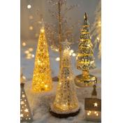 Glowing Glass Christmas Tree Ornaments