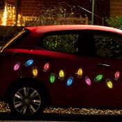3D Magnet Reflective Christmas Car Stickers