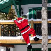 42 Inch Christmas Hanging Santa Claus
