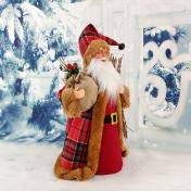 Universal Wheel Santa Claus Electric Music Lights Decorations