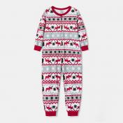DON'T MOOSE WITH ME Family Matching Christmas Pajamas Onesies