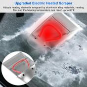 Heated Ice Scraper-Clears Icy Windscreens Faster