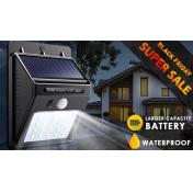 Motion-Activated Solar Security Lights - Pack of 1, 2, 3 or 4